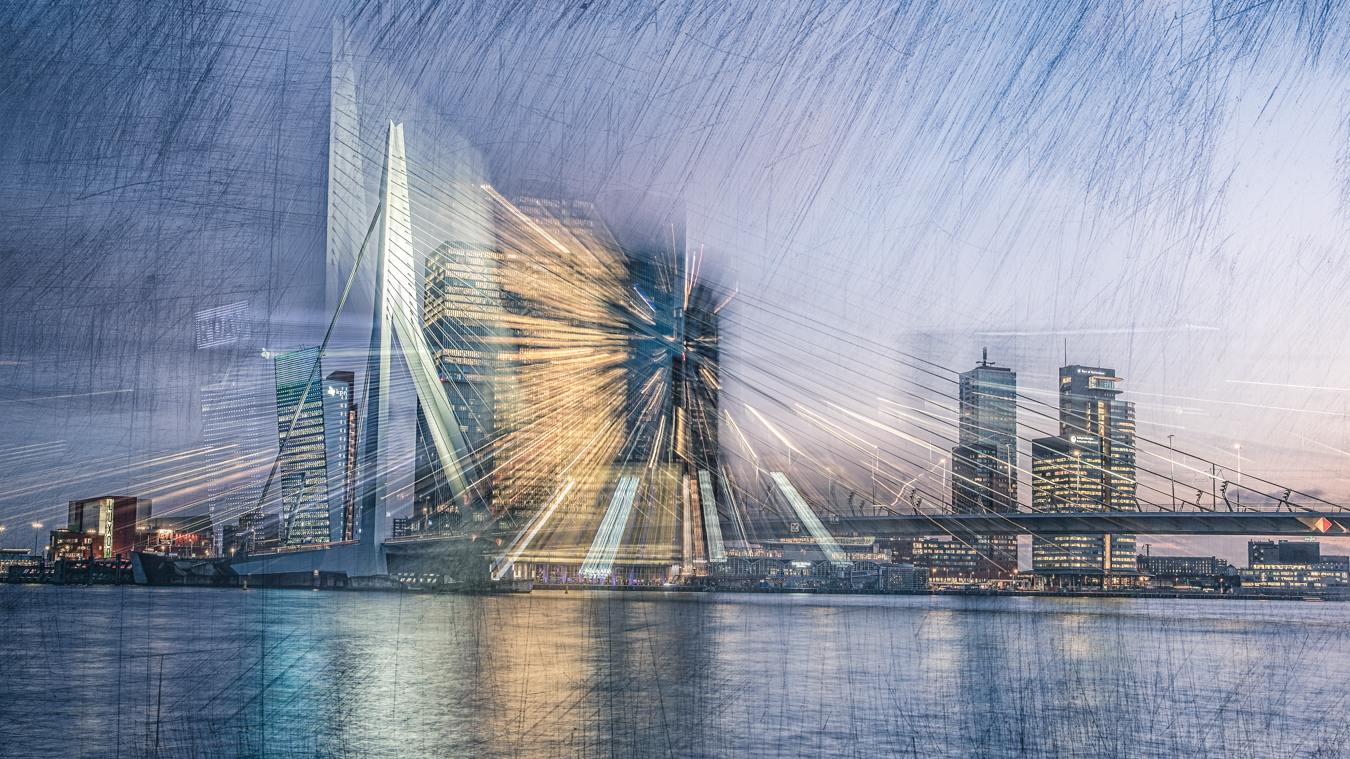 Pont Erasmus à Rotterdam - Nederland
